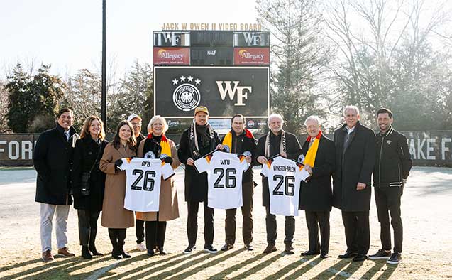 German National Team Selects Winston-Salem, Wake Forest University and The Graylyn Estate as Host Site for FIFA World Cup 2026™