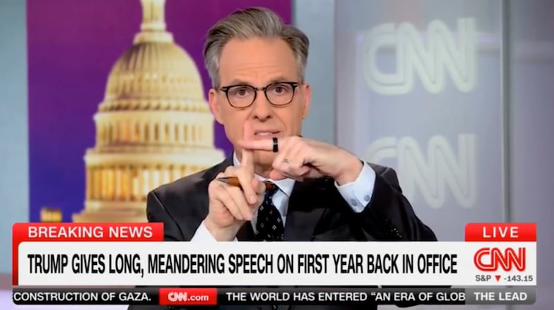 CNN host Jake Tapper takes on Donald Trump on The Lead.