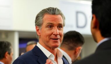 Newsom says he was blocked from speaking at Davos, blames Trump administration