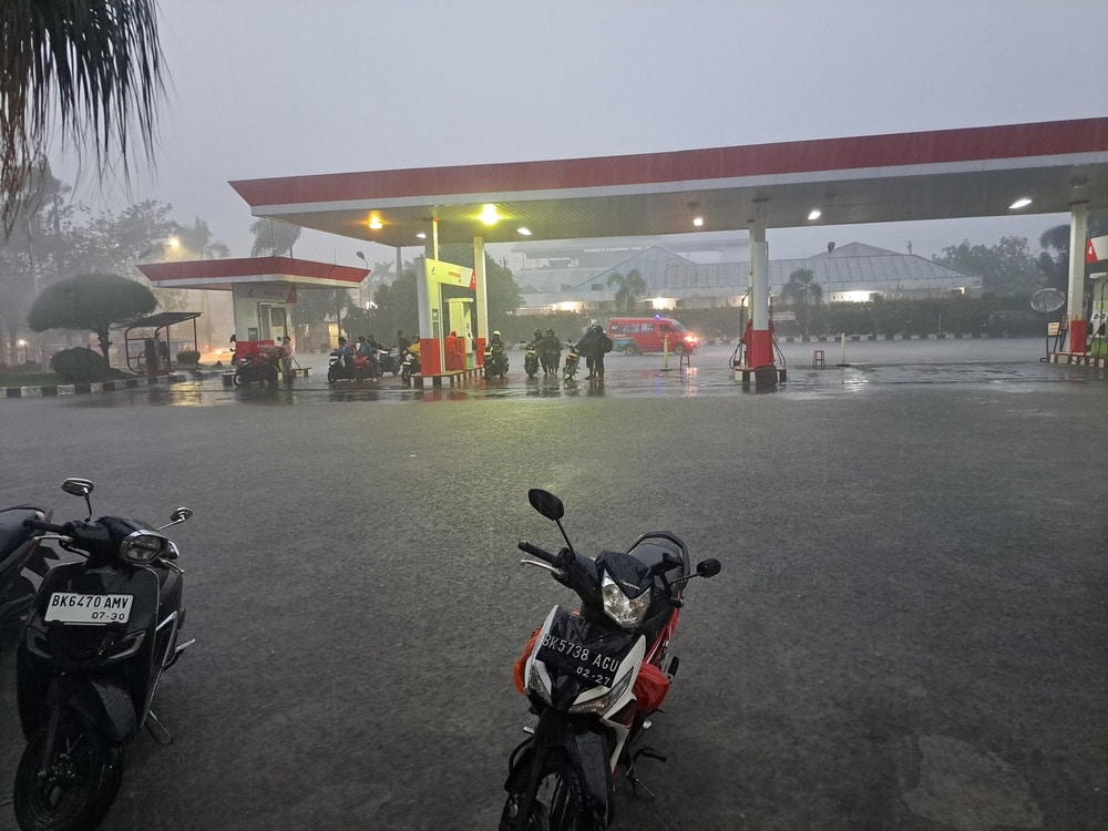 A Storm Affected The Entire City Of Medan, And Several Weeks Later