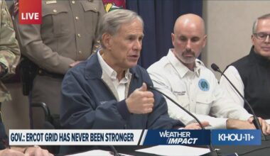 Gov. Abbott issues disaster declaration for 134 Texas counties ahead of winter storm
