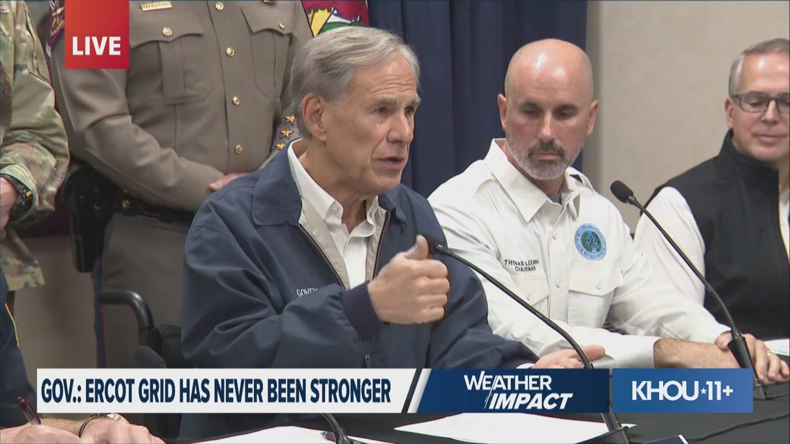 Gov. Abbott issues disaster declaration for 134 Texas counties ahead of winter storm