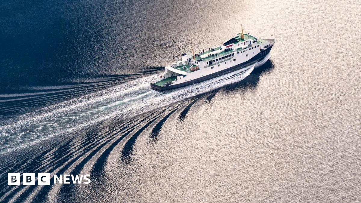 Stock image shows a ferry travelling in water