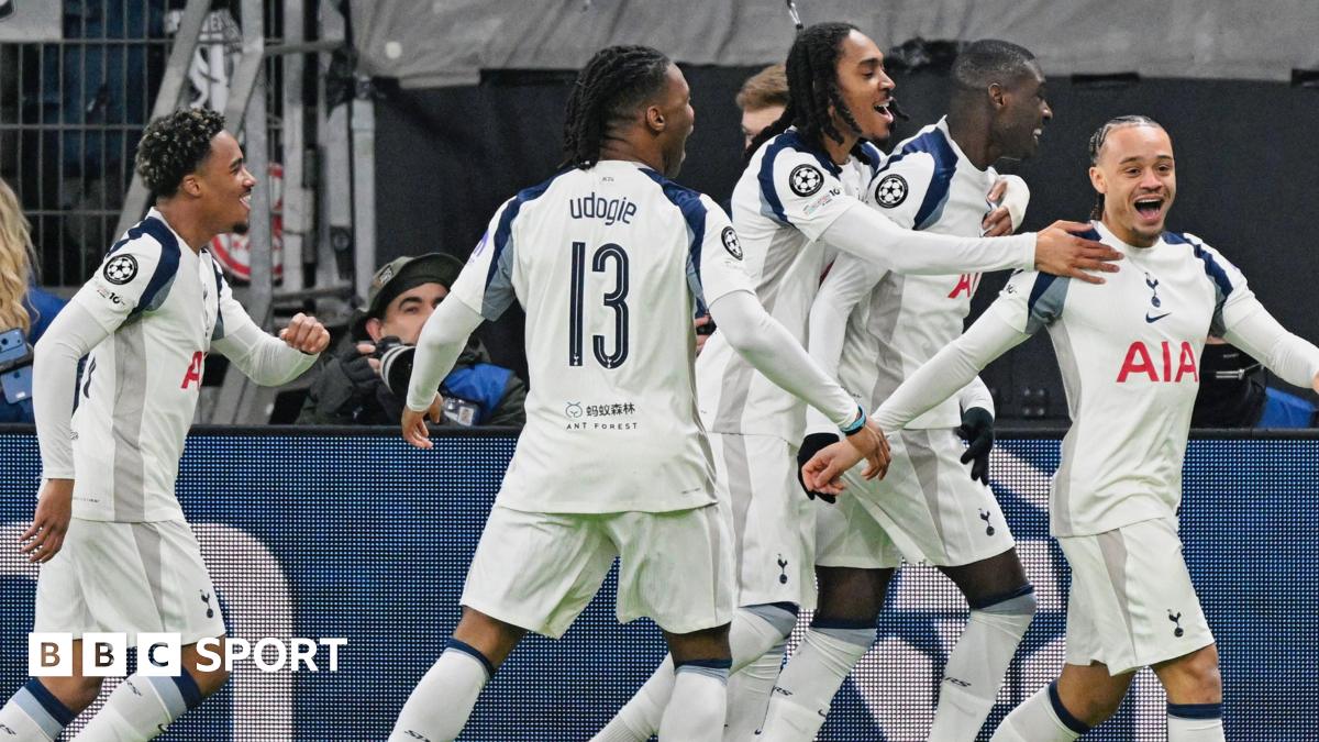 Eintracht Frankfurt 0-2 Tottenham: Thomas Frank's side seal last-16 Champions League spot