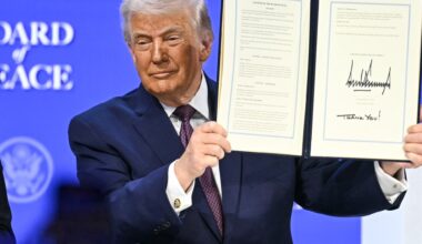 Trump launches Board of Peace at ceremony in Davos | Donald Trump News