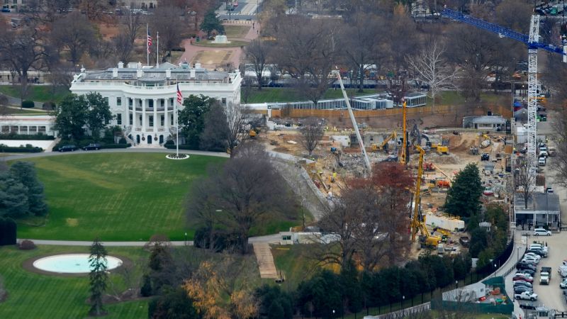 White House ballroom: Trump shops for marble in Florida