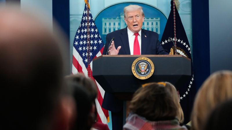 Fact check: Trump marks one year in office with series of false claims