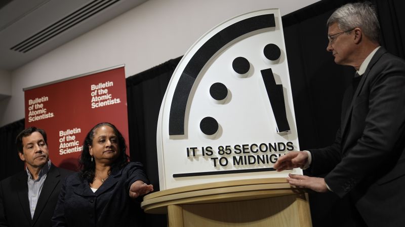 Doomsday Clock 2026: Atomic scientists set new time
