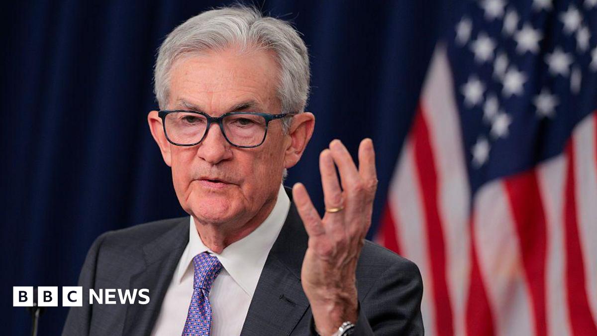 Federal Reserve Chair Jerome Powell speaks during a press conference following the Federal Open Markets Committee meeting at the Federal Reserve on December 10, 2025.