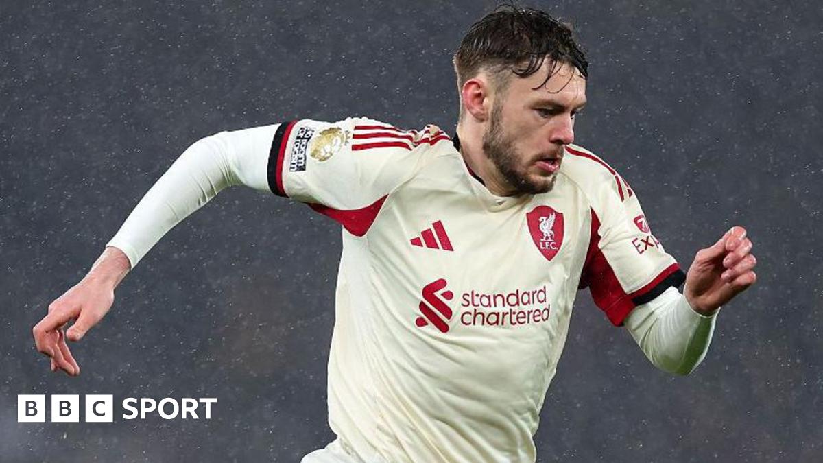 Conor Bradley running while playing for Liverpool