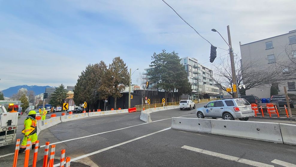 broadway main quebec detour jan 26 2026