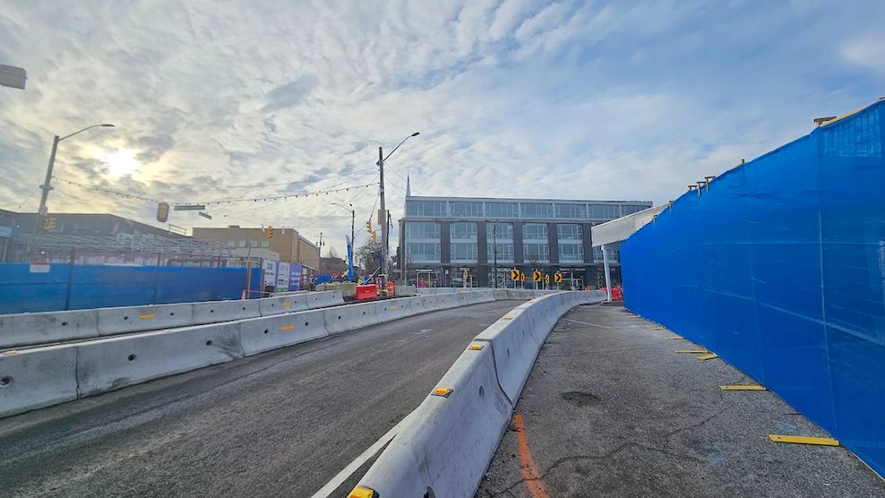 broadway main quebec detour jan 26 2026