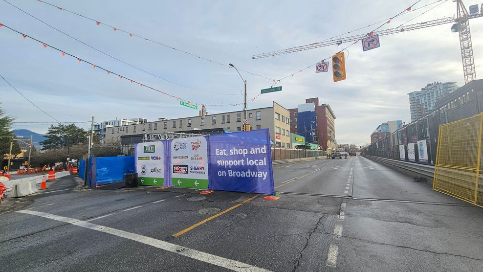 broadway main quebec detour jan 26 2026