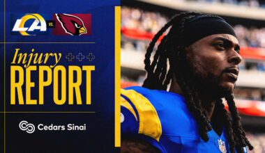 Josh Wallace and Kevin Dotson ruled out; Blake Corum, Davante Adams, Alaric Jackson, Omar Speights, Tyler Higbee and Kyren Williams questionable