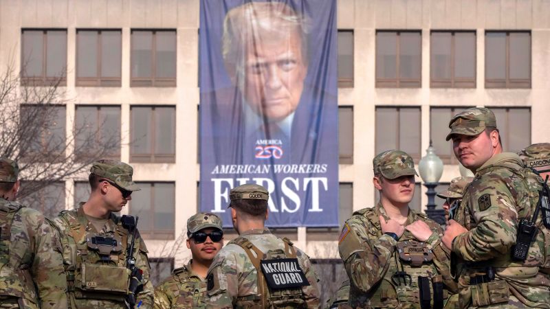 National Guard troops to stay in Washington DC through end of 2026