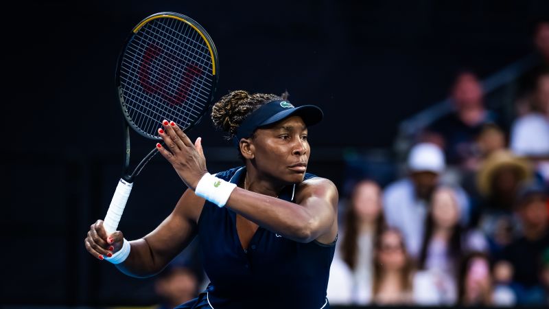 At 45, Venus Williams sets record at Australian Open but falls in the 1st round
