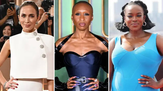 Emily Blunt, Cynthia Erivo and Wunmi Mosaku