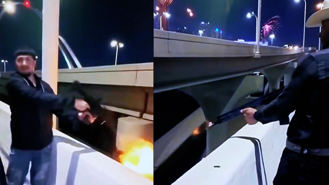 Men who fired guns off Dallas highway bridge during New Year's Eve celebration arrested, police say