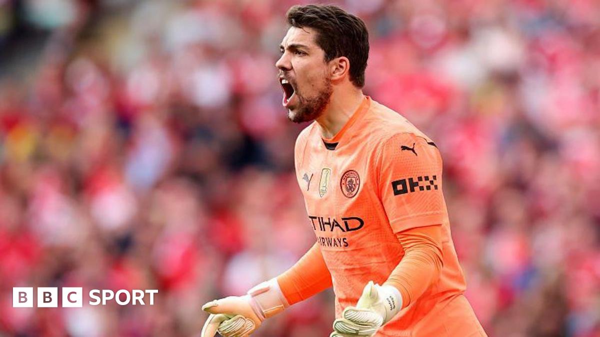 Manchester City goalkeeper Stefan Ortega