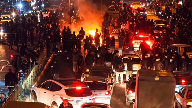 Unrest In Iran As Protesters Demonstrate Over Economic Crisis 