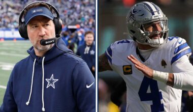 Brian Schottenheimer, Dak Prescott reflect on 'frustrating' 2025 season