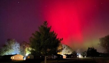 Northern lights could be visible in Missouri and Illinois Monday night