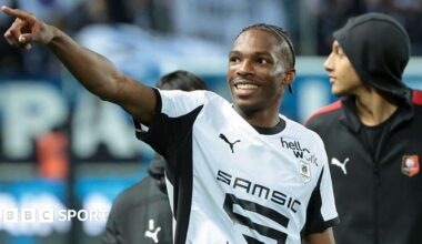 Jeremy Jacquet pointing into the crowd after a match
