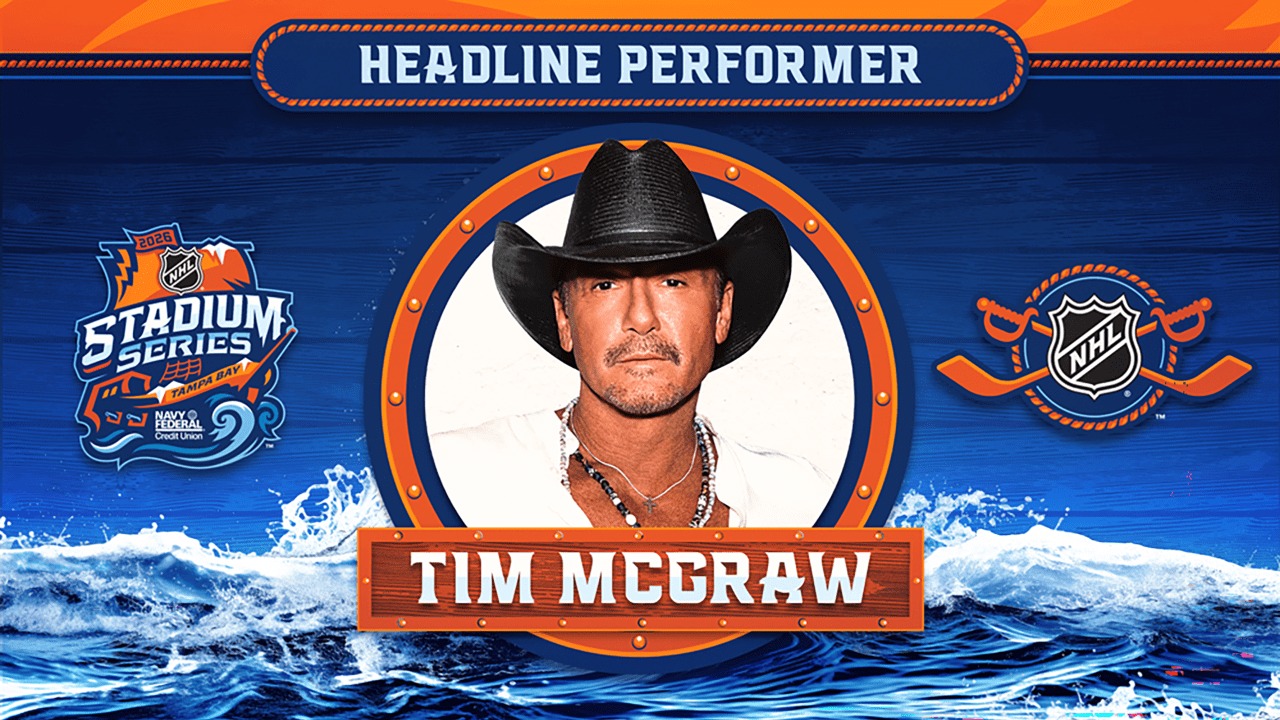 Tim McGraw to headline entertainment for 2026 NHL Stadium Series in Tampa