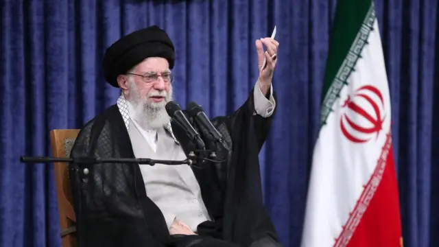 A file photo of Ayatollah Ali Khamenei