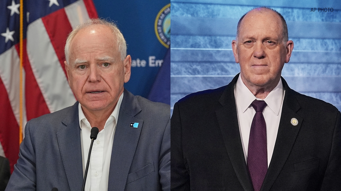 Gov. Tim Walz meets with border czar Tom Homan