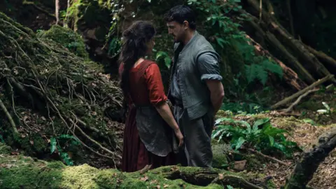 Agata Grzybowska/Focus Features Jessie Buckley as Agnes and Paul Mescal as Shakespeare