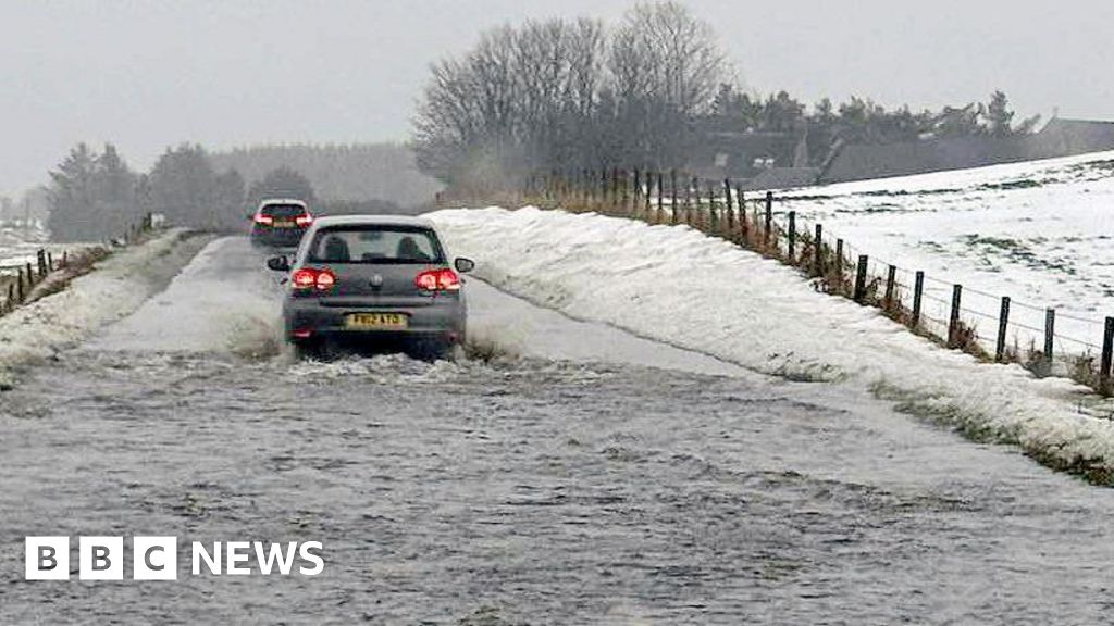 Weather risk brings flooding as snow warnings downgraded