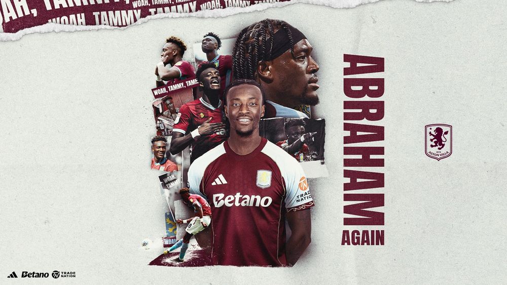Tammy Abraham squad number revealed - Aston Villa