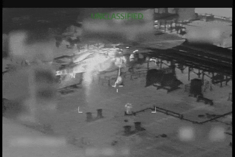 US Coast Guard board the Motor Tanker Bella I oil tanker in the North Atlantic Sea.