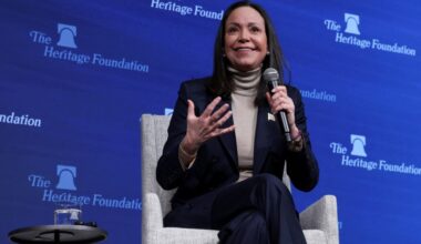 Machado urges U.S. leaders to push for a democratic government in Venezuela