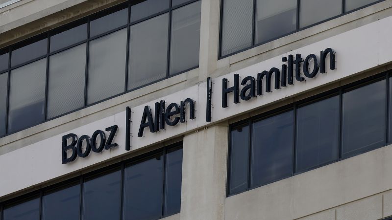Treasury cancels $21 million in Booz Allen contracts, blaming Trump tax return leak