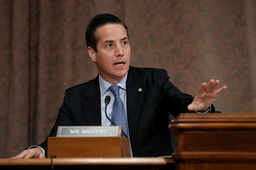 Moreno, who is originally from Colombia, has mooted an 'Exclusive Citizenship Act' which would hit President Trump's wife and son.