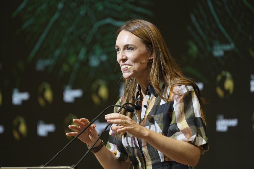 Former Prime Minister of New Zealand, Dame Jacinda Ardern attends attends the Earthshot Prize Summit in Pier Maua, Sau Paulo, Brazil, on November 05, 2025.