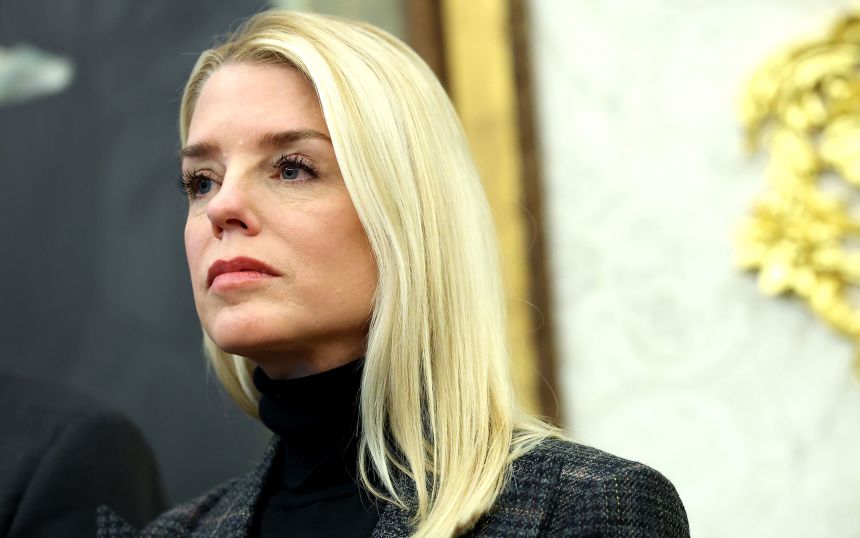 Attorney General Pam Bondi in the Oval Office of the White House on November 10, 2025.