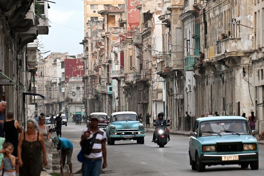 Cubans weary from years of economic crisis, shortages of basic supplies and regular power blackouts in Havana on January 7.