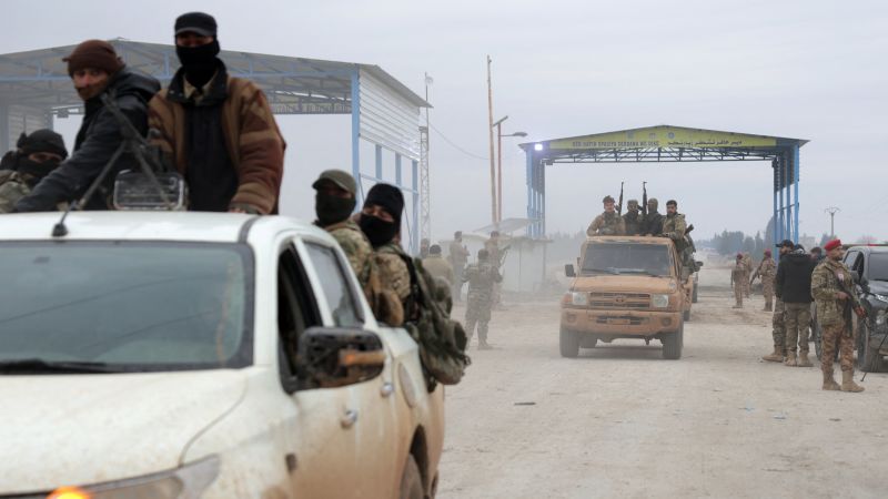 Kurdish forces retreat as government troops advance across northern Syria