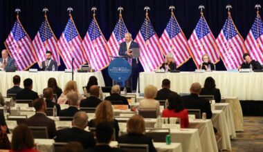 Republicans move forward with plans for a midterm convention featuring Trump