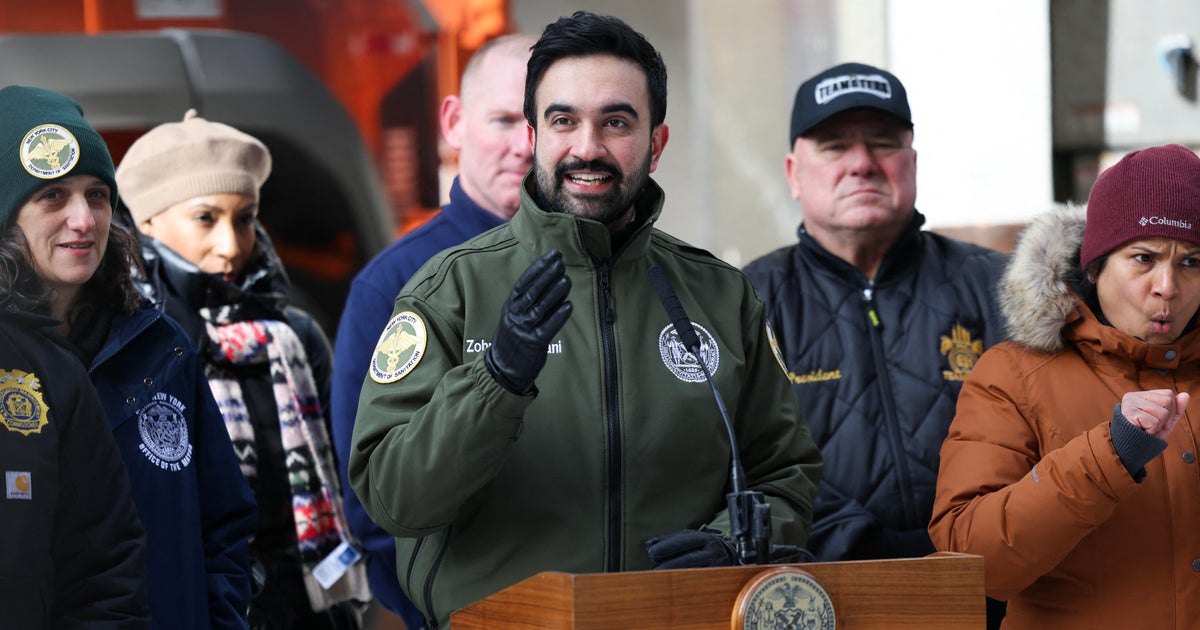 NYC Mayor Zohran Mamdani warns "whiteout or near-blizzard" conditions likely in winter storm