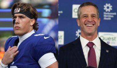 Giants QB Jaxson Dart excited to 'go chase' a Super Bowl under John Harbaugh