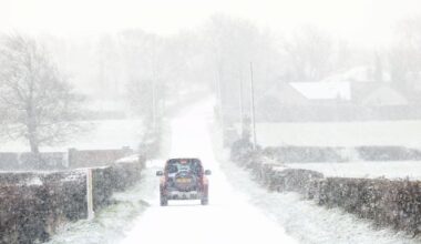 Snow in Northern Ireland: PSNI warn motorists as latest weather alert for snow and ice comes into force across NI