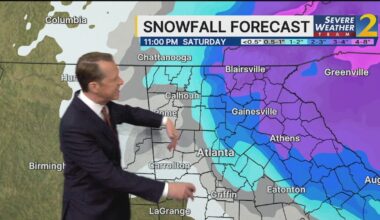 Widespread snowfall expected across north Georgia this weekend – WSB-TV Channel 2