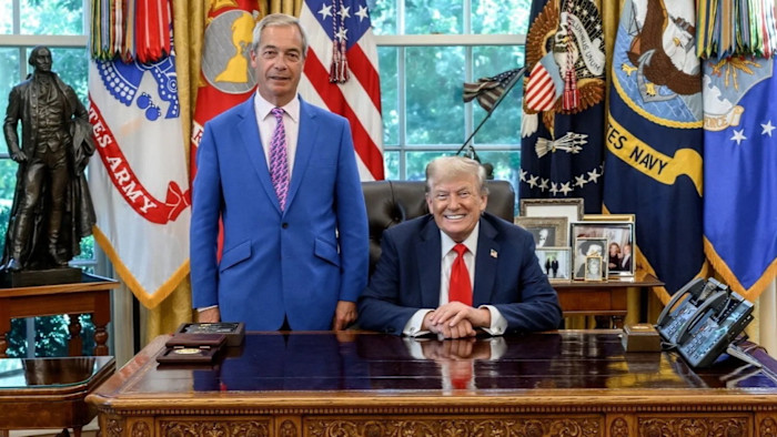 Europe’s rightwing parties squirm as Trump threatens tariffs