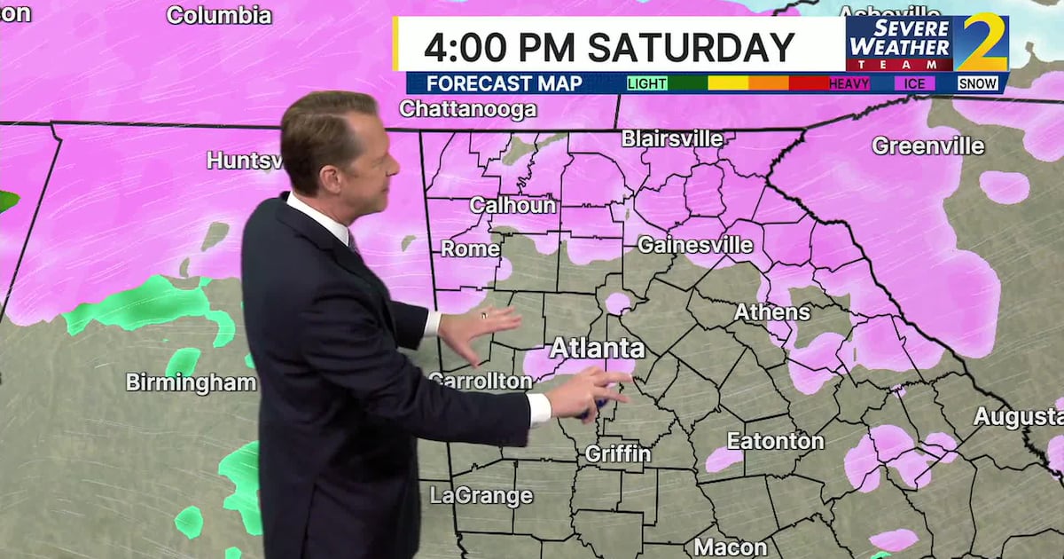 Developing winter storm arriving this weekend - wsbtv.com