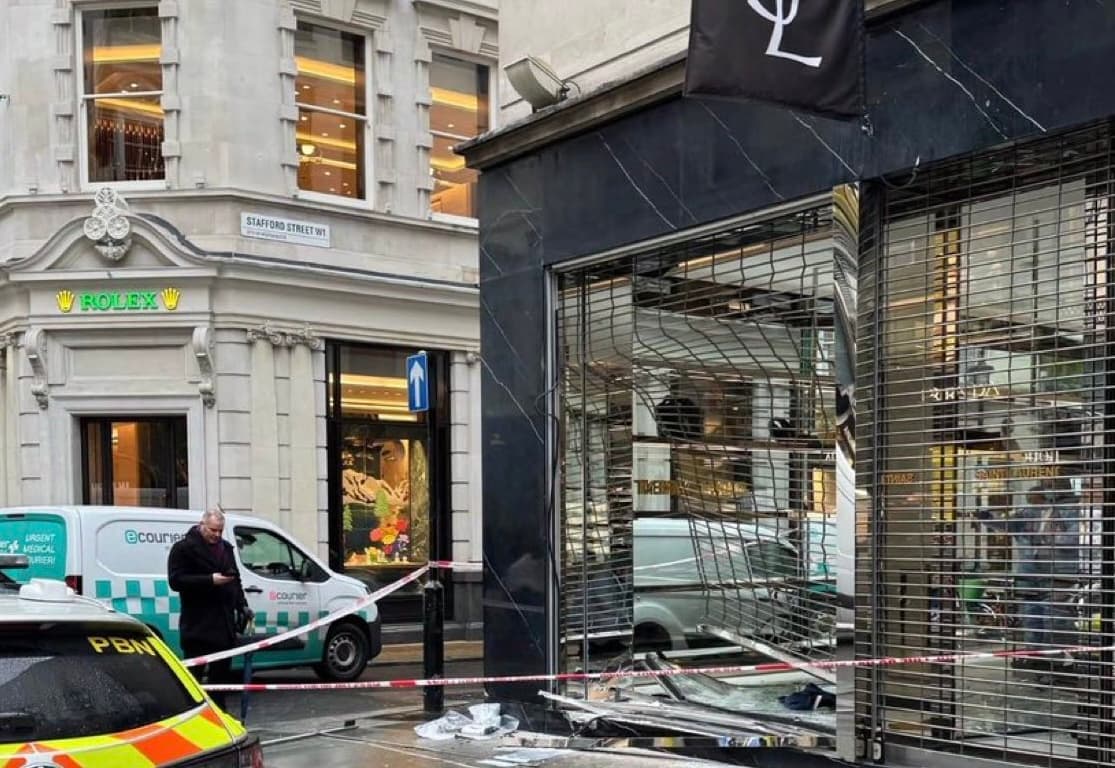 Two charged over high-value ram raid at Yves St Laurent on Bond Street - standard.co.uk