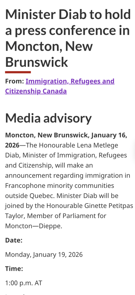 New Canada Francophone Immigration Announcement Coming Today By Minister Diab